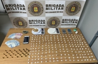 Brigada Militar prende indivíduo por tráfico de drogas na rua General Osório