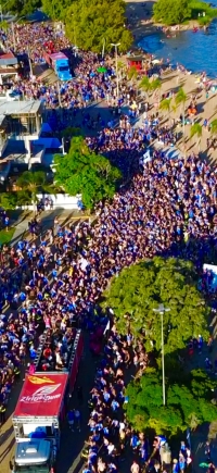 Ziriguidum levou multidão à orla da Praia das Nereidas