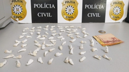 Colina do Sol: Polícia Civil prende casal responsável por tráfico de drogas no bairro Colina do Sul