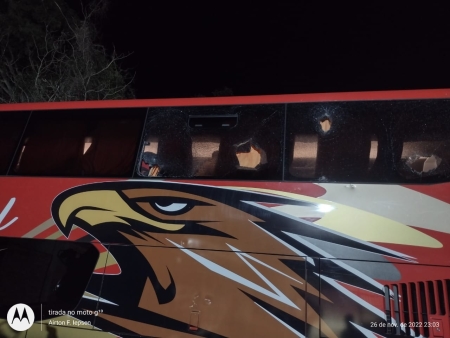 Equipe da ABF Futsal foi agredida e tiveram ônibus apedrejado após jogo em São Sepé