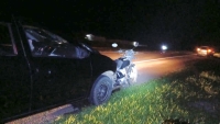 Acidente com morte entre carro e moto na BR 116 em São Lourenço do Sul