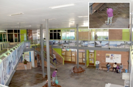 Rodoviária recebe limpeza e higienização