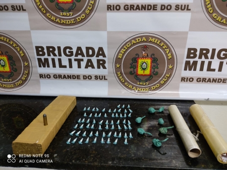 Brigada Militar prende homem por tráfico de drogas em Cristal