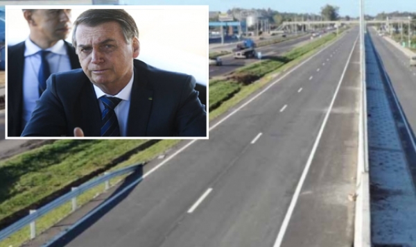 Governo Federal inaugura 47 Km duplicados na BR-116  com a presença do Presidente Bolsonaro nesta segunda-feira (12)