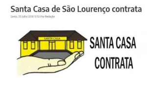 Santa Casa de SLS abre processo seletivo para contratação de Psicólogo