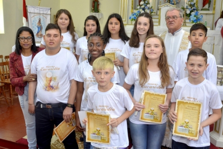 Comunidade Nossa Senhora da Conceição realizou a Primeira Eucaristia