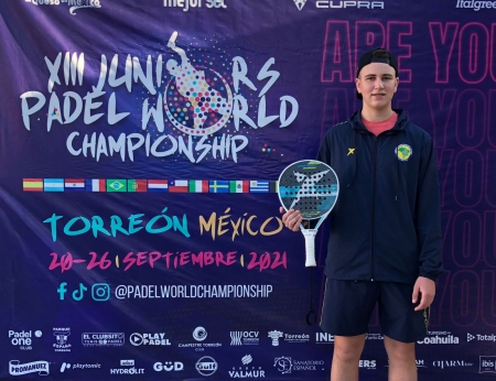 Jovem Lourenciano disputa Mundial de Padel no México