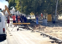 Reconstrução do calçadão da orla da Praia das Nereidas