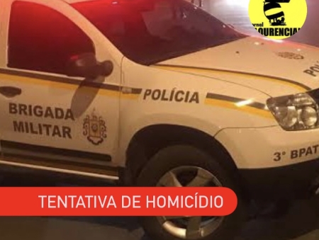 Homem ficou ferido com golpes de facão em uma briga durante festa na noite de ontem