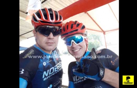 Danilo e Marcelo Elias disputaram 3° etapa do campeonato Zona Sul de MTB em Arroio do Padre