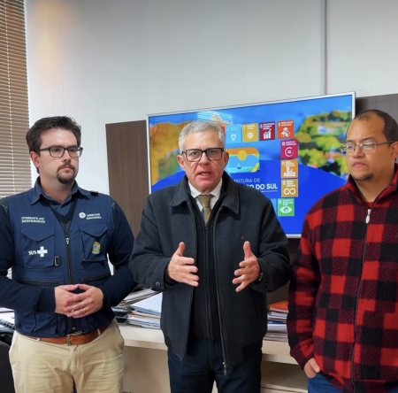 Visita do Diretor do DENASUS marca o início da auditoria na Santa Casa