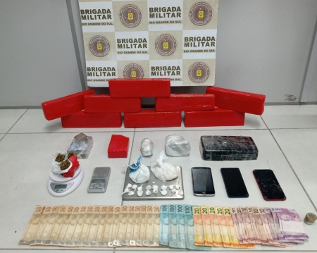Brigada Militar prende homem por tráfico de drogas em São Lourenço do Sul