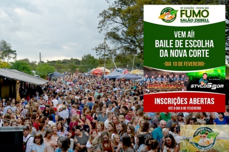 Inscrições abertas para Nova Corte da Festa do Fumo no Salão Ziebell