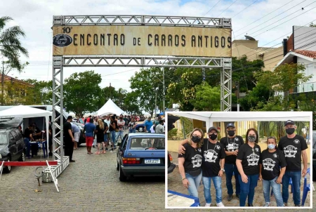 10º Encontro de Carros Antigos aconteceu neste domingo em São Lourenço do Sul