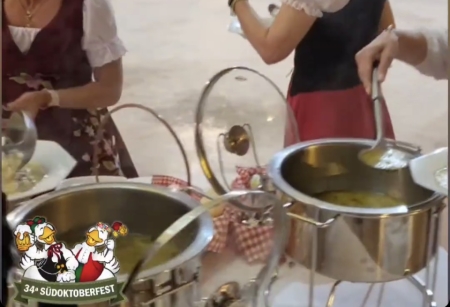 Venda dos jantares para a Südoktoberfest acontecem neste sábado