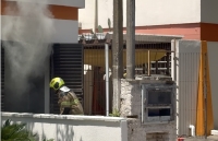 Corpo de Bombeiros atenderam ocorrência de incêndio no prédio da FURG