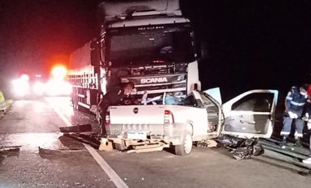 Mulher morreu em acidente na BR 116, em São Lourenço do Sul