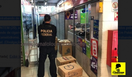 Polícia Federal combate contrabando de cigarros em Pelotas e Dom Pedrito