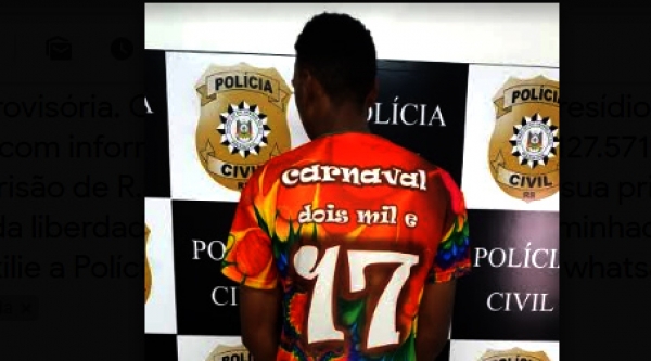 Polícia Civil cumpriu a ordem de prisão por roubo em estabelecimento em 2013