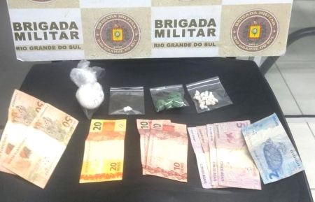 Brigada Militar prende homem por tráfico de drogas na Lomba