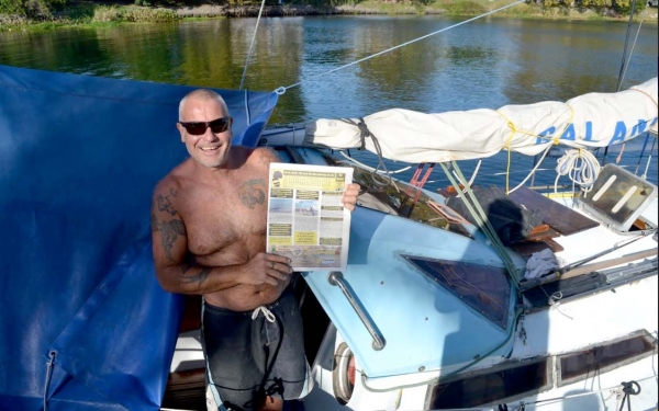 Marinheiro argentino que realiza travessias do Ushuaia até a Antártida curte Iate Clube de SLS