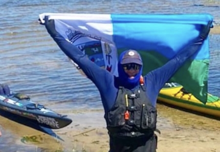 Remador Do "Oiapoque ao Chui" chega em São Lourenço nesta segunda-feira