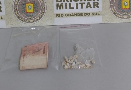 Brigada Militar prende mulher por tráfico de entorpecentes no bairro Medianeira