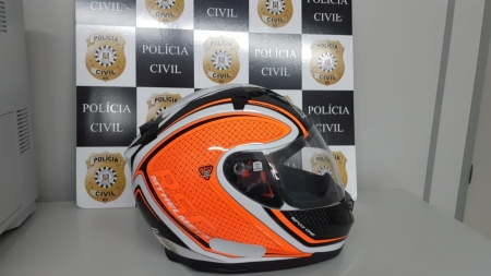 Polícia Civil de SLS recupera capacete objeto de furto em estabelecimento comercial