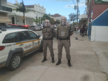 Brigada Militar recebeu máscaras de proteção facial contra o COVID-19