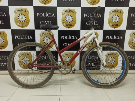 Polícia Civil procura proprietário de bicicleta que pode ter sido objeto de furto
