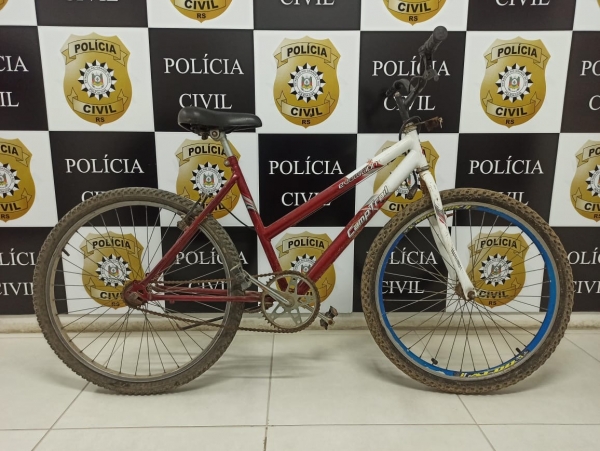 Polícia Civil procura proprietário de bicicleta que pode ter sido objeto de furto