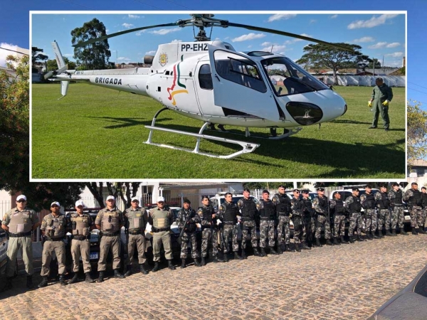 Brigada Militar realiza operação preventiva e treinamento para ocorrências de roubo a banco