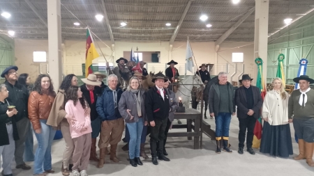 Chegada da Chama Crioula em São Lourenço aconteceu na tarde deste sábado