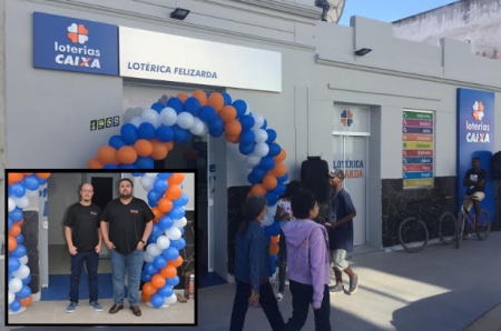 Lotérica Felizarda reinaugurou nesta segunda-feira