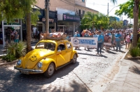 Caminhada Literária marcou o início da Festa da Literatura em São Lourenço do Sul