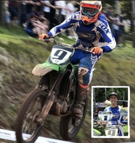 Cadinho conquistou mais uma vitória no Motocross na cidade de Capitão