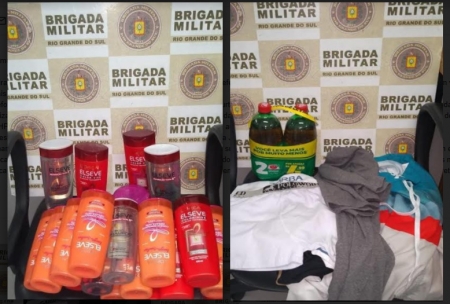 Brigada Militar prendeu três mulheres por furto em São Lourenço do Sul