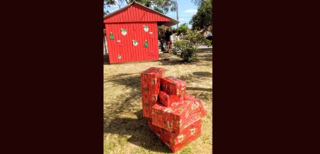 Vandalismo e furto na decoração de Natal na Praça Central
