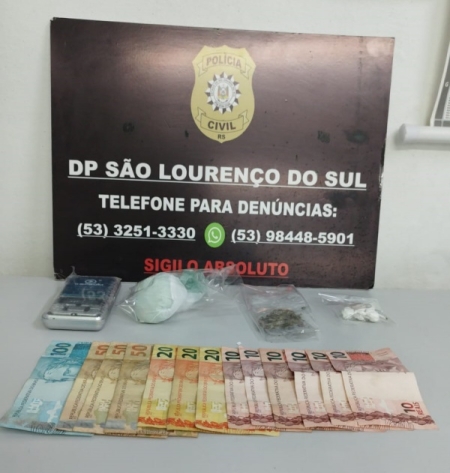 Polícia Civil prendeu jovem de 18 anos porá tráfico de drogas na Barrinha