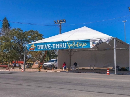 Último dia do Drive-Thru Solidário será nesta quarta-feira (26)