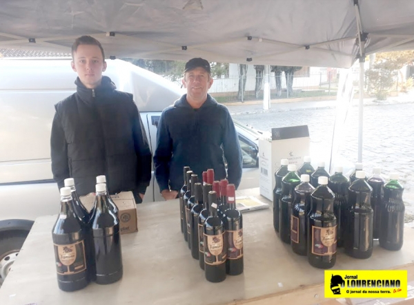 Família Tessmann produz suco de uva e vinho na colônia de São Lourenço do Sul