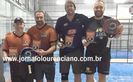 Aconteceu neste final de semana no Play Padel a 2ª etapa de 2019 - Confira os campeões