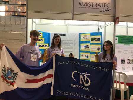 A Escola Nossa Senhora Estrela do Mar está presente na Mostratec 2022