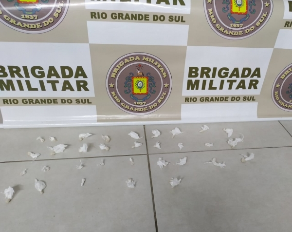 Brigada Militar prende homem por tráfico de drogas em São Lourenço do Sul