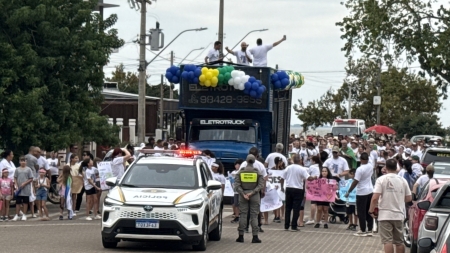 Marcha para Jesus aconteceu neste sábado em São Lourenço do Sul
