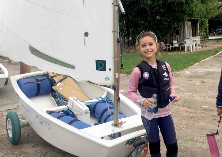 A Lourenciana Manuela Hofstatter participa do campeonato SAN isidro Labrador2023/Argentina