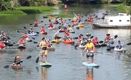 Mais uma expedição de Caiaques aconteceu neste domingo (16)