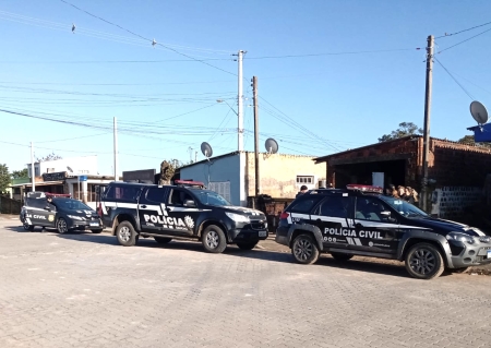 POLÍCIA CIVIL realiza Operação Argos- tráfico de drogas e crimes patrimoniais