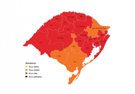 Bandeira Laranja para São Lourenço e região no Mapa definitivo do Governo do Estado