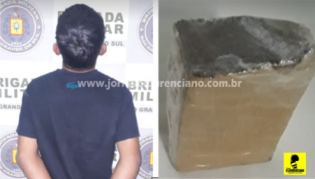 Homem foi preso por tráfico de drogas na rodoviária de SLS